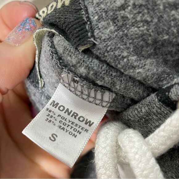 Monrow Gray Jogger Pants in Size Small - Picture 4 of 4